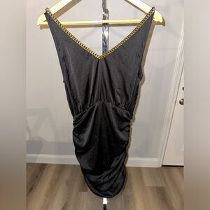 NWT Generation Love Kinsley Chain Dress in Black Size Small